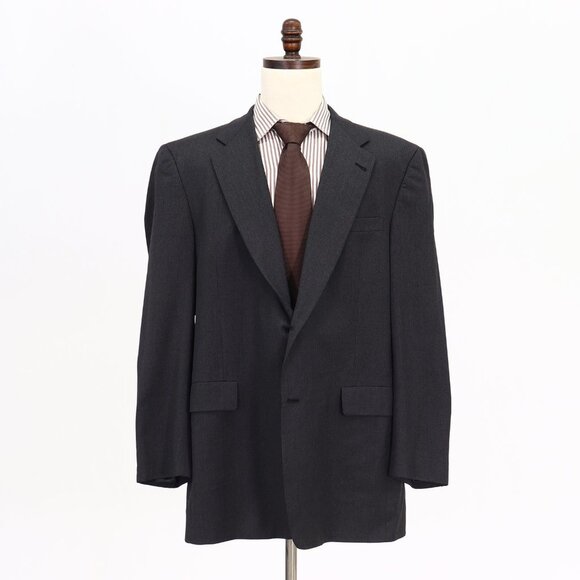 Vintage Gold Trumpeter Hart Schaffner Marx 50L Gray Sport Coat Jacket 2B P520